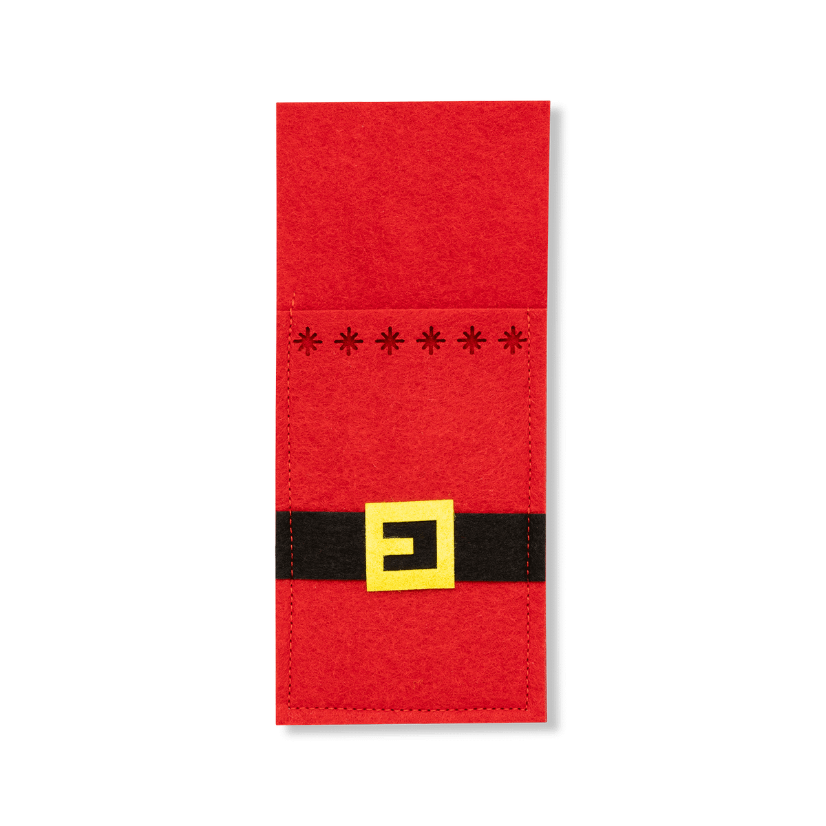 Bestekhouders S/4 XMASS Kerstoutfit Rood