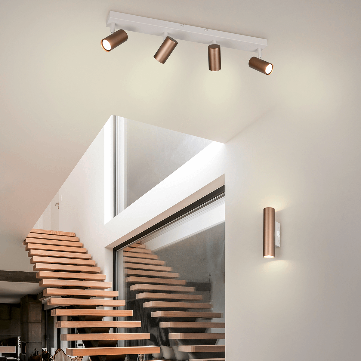 Spot TARYN 4Del. Metaal Koffie