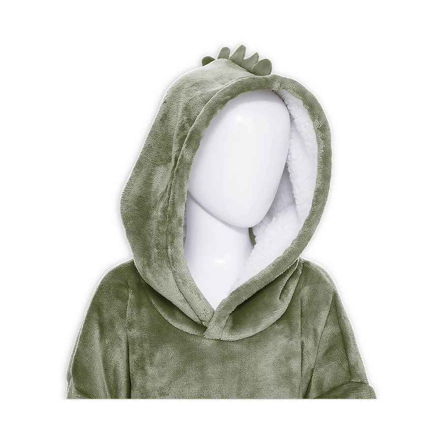 Hoodie DINO Poly Groen Hoodie DINO Poly Groen