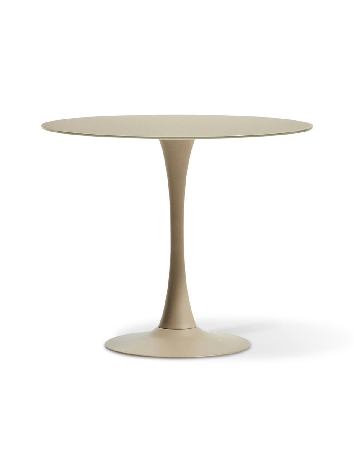Eettafel Vedira Taupe Ø90 cm