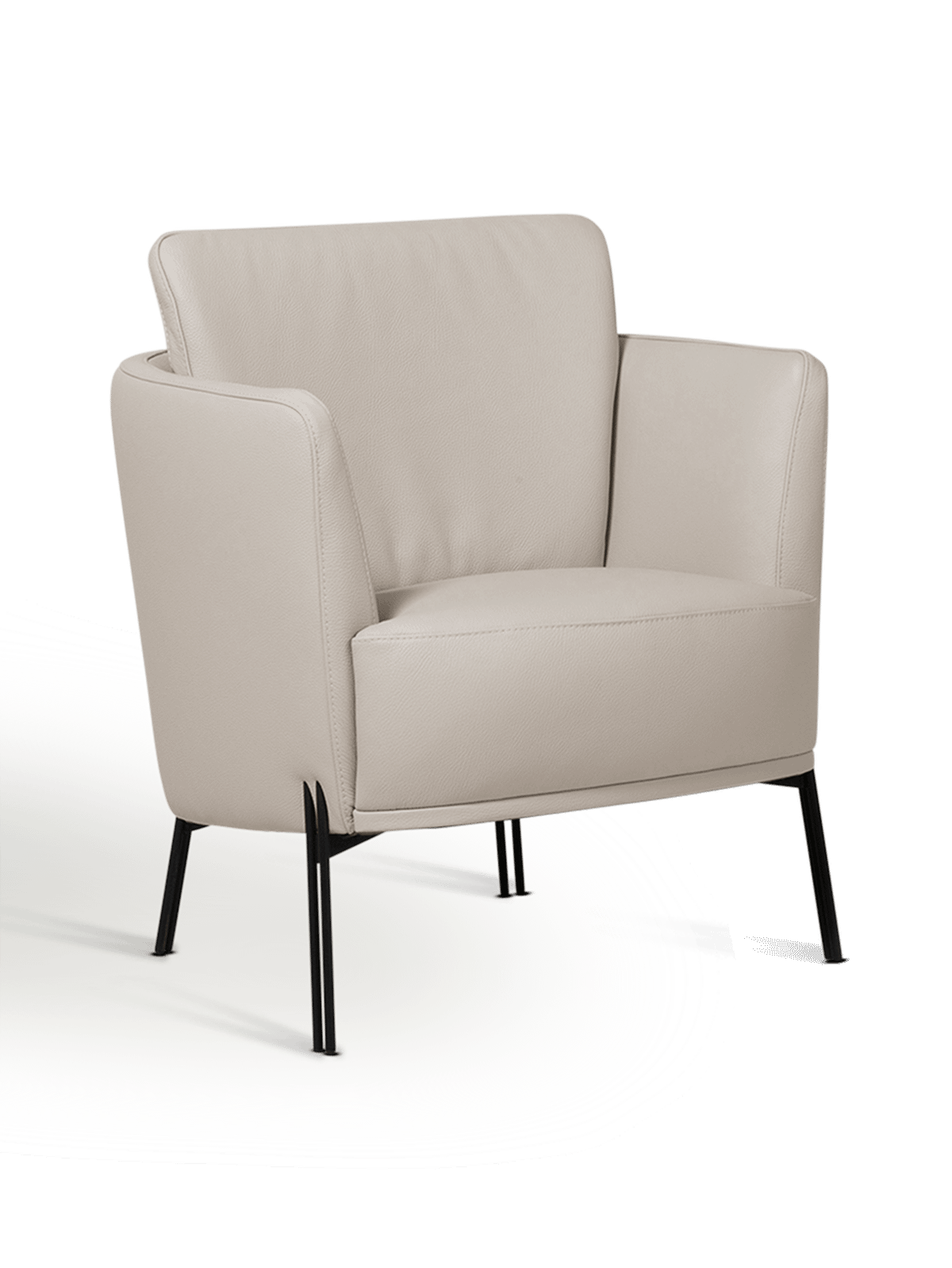 Bijzetzetel Davi Leder