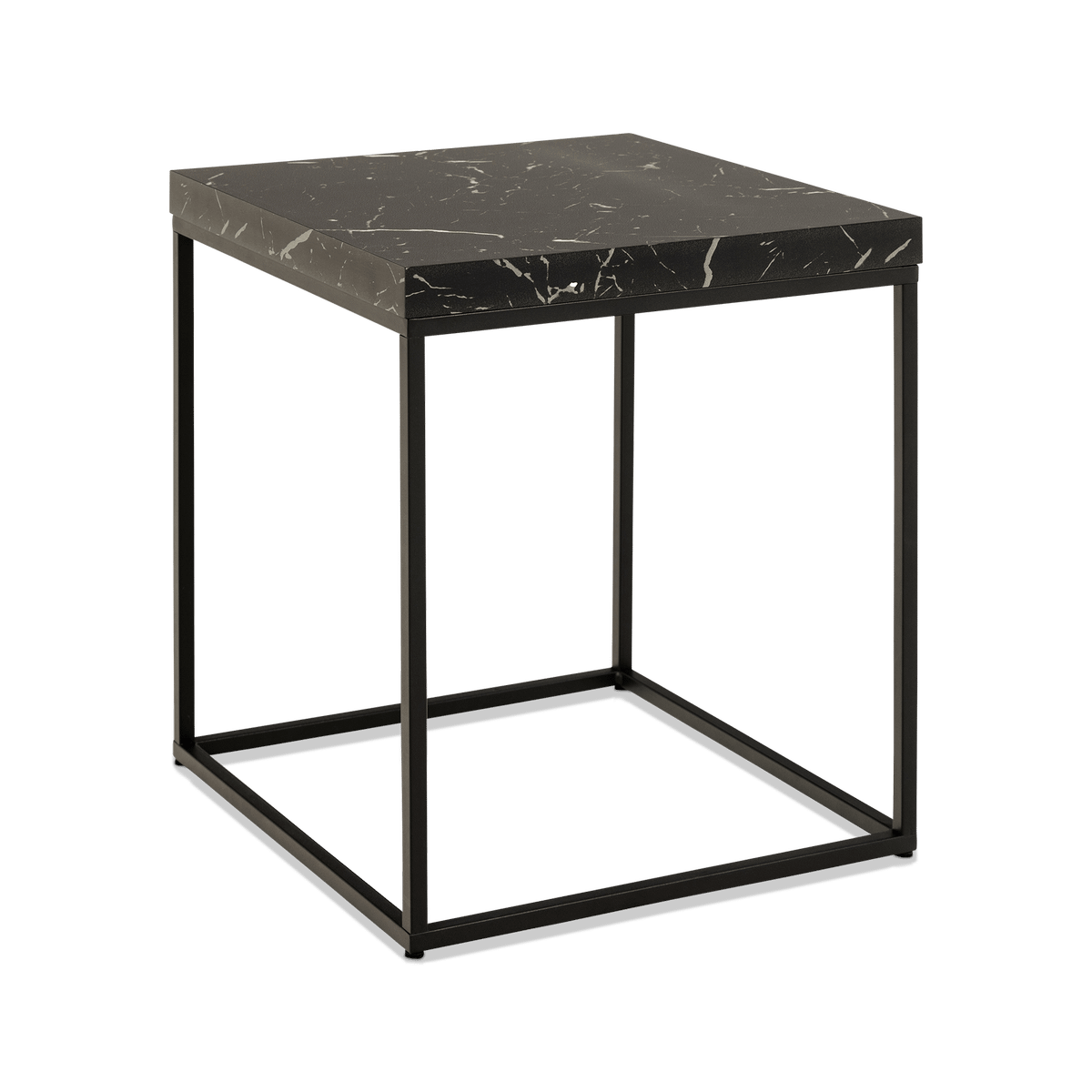Salontafel AGNES Marquina Marmerlook Zwart