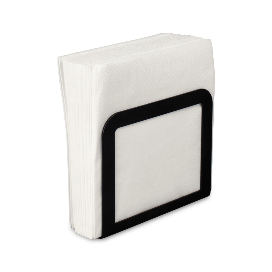 Servettenhouder LIZAR Met. Zwart Servettenhouder LIZAR Met. Zwart