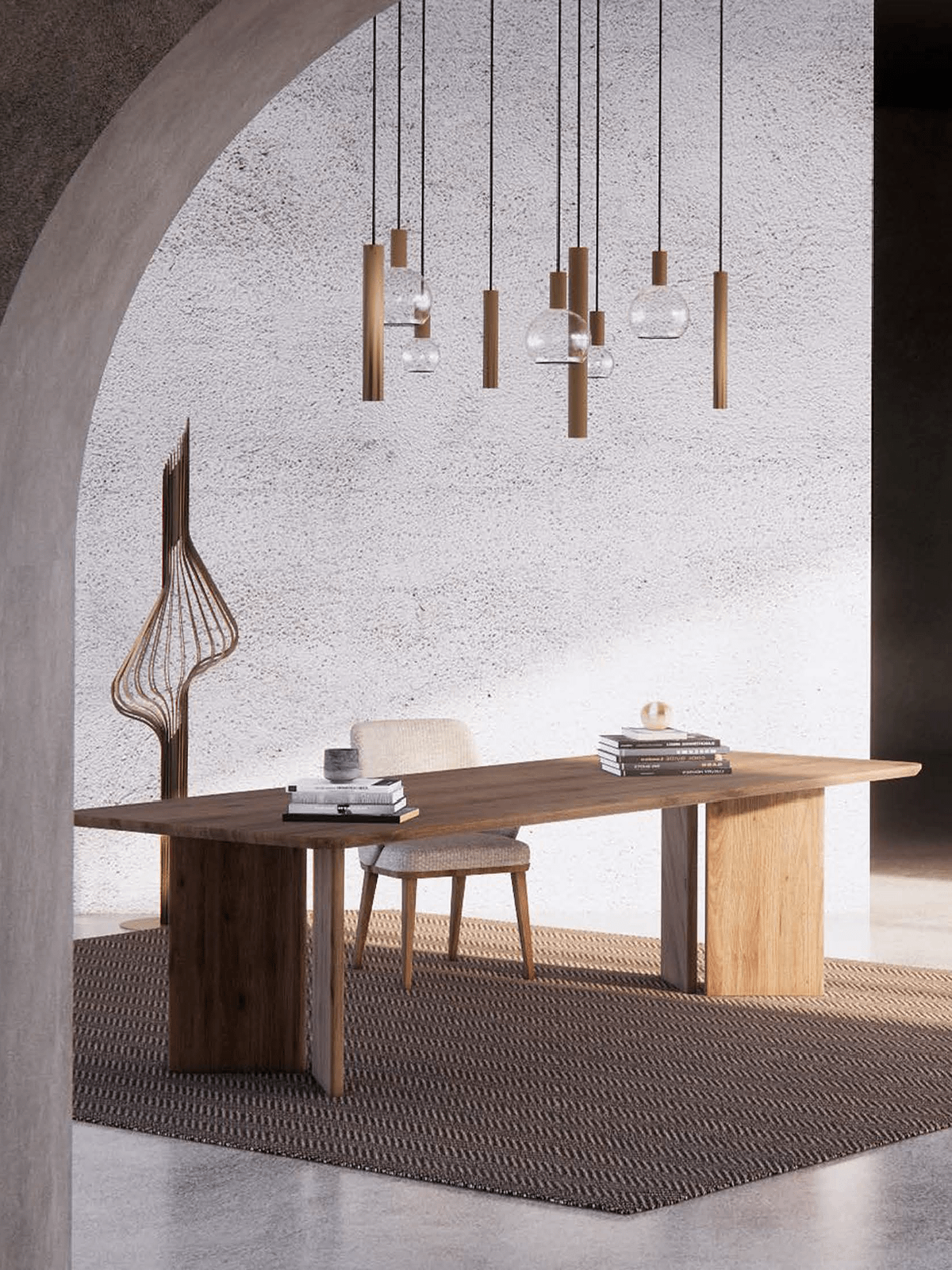 Eettafel Deska 240 x 110 cm
