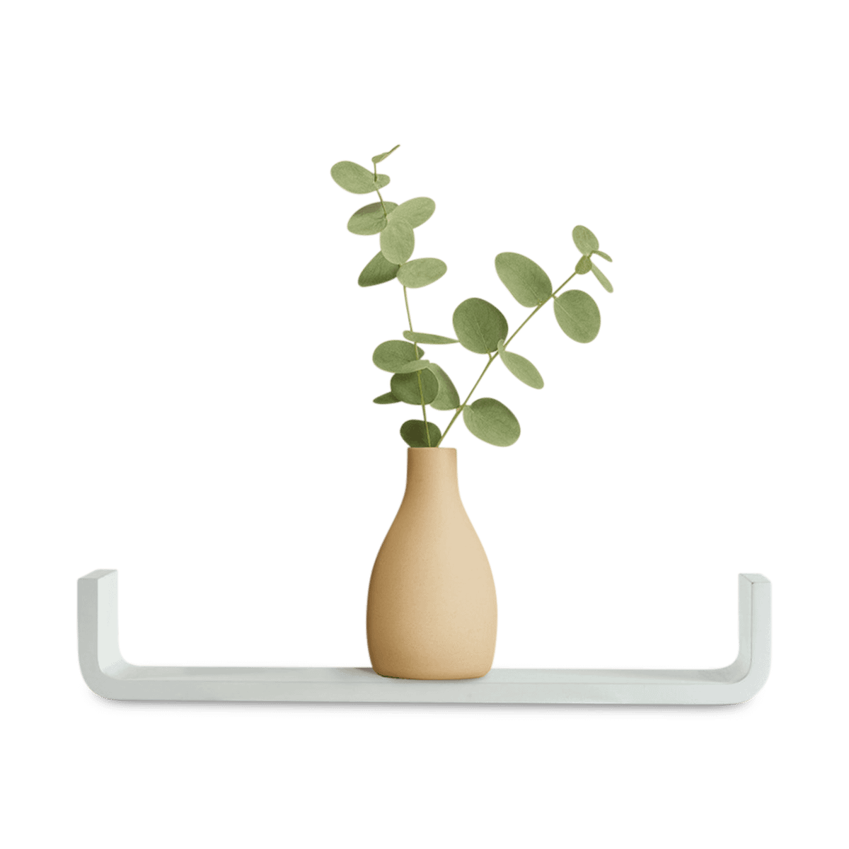 Wandplank S/2 ONNIE Afgerond Wit