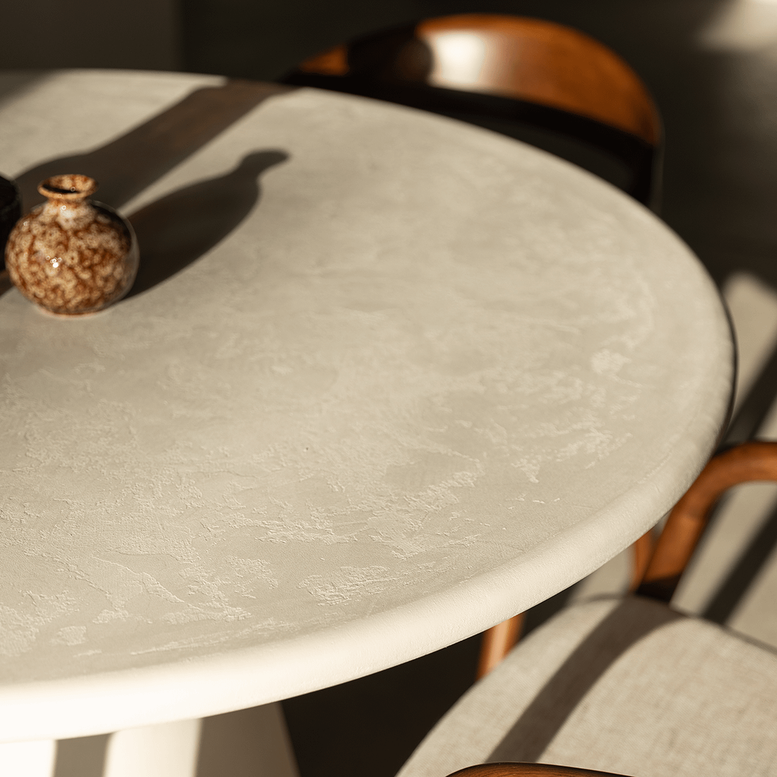 Eettafel AESON Ø120 Microcement Eettafel AESON Ø120 Microcement