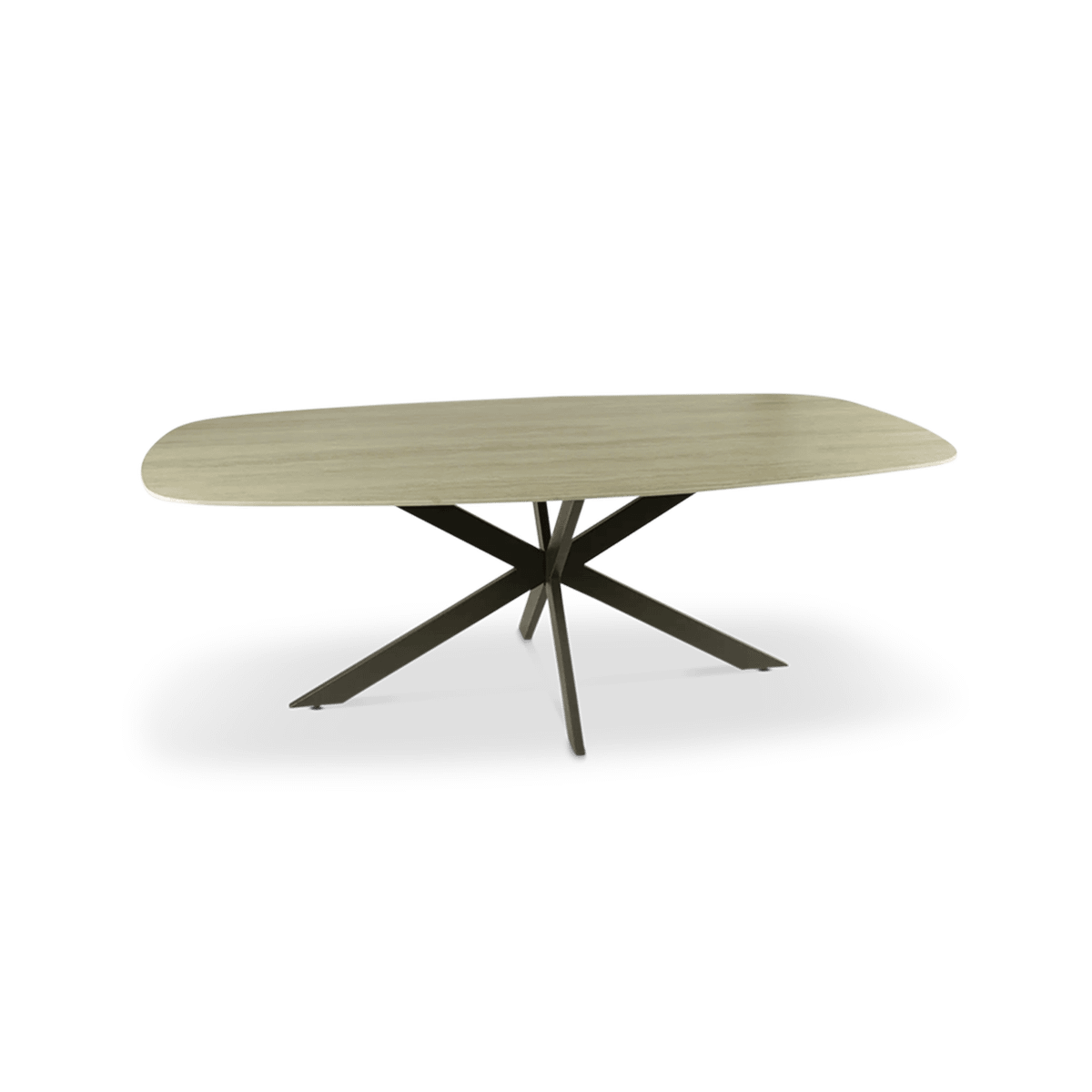 Eettafel SANCHO Keramiek Travertin 180x90