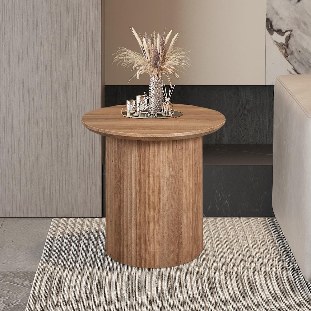 Salontafel PORTO Decor Oude Eik Ø50