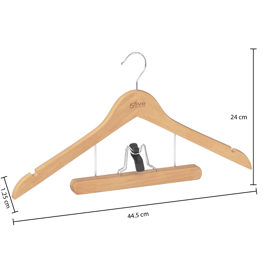 Kleerhanger COSTOM Hout Naturel Kleerhanger COSTOM Hout Naturel