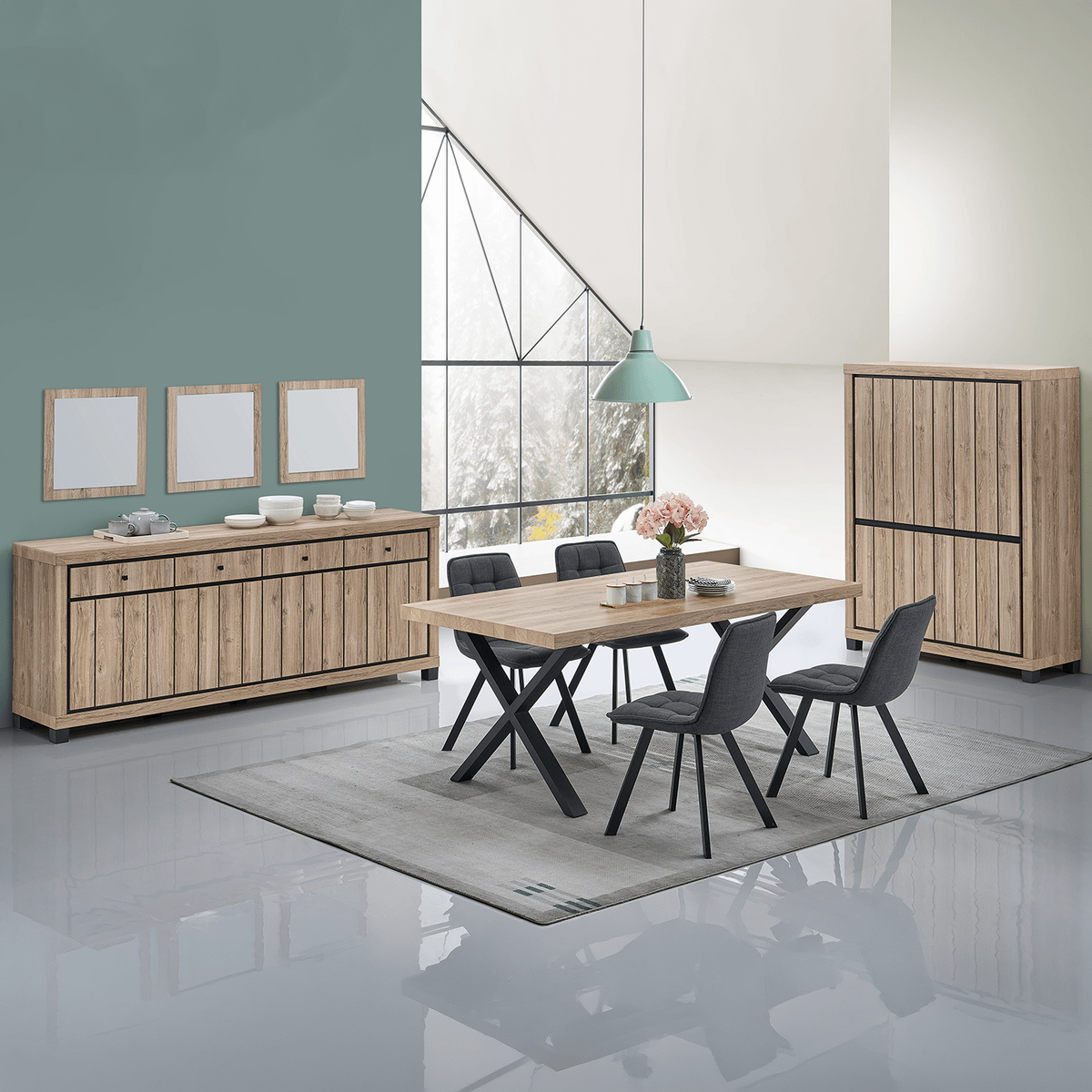 Eettafel MAKSIM 220x95 Summer Oak