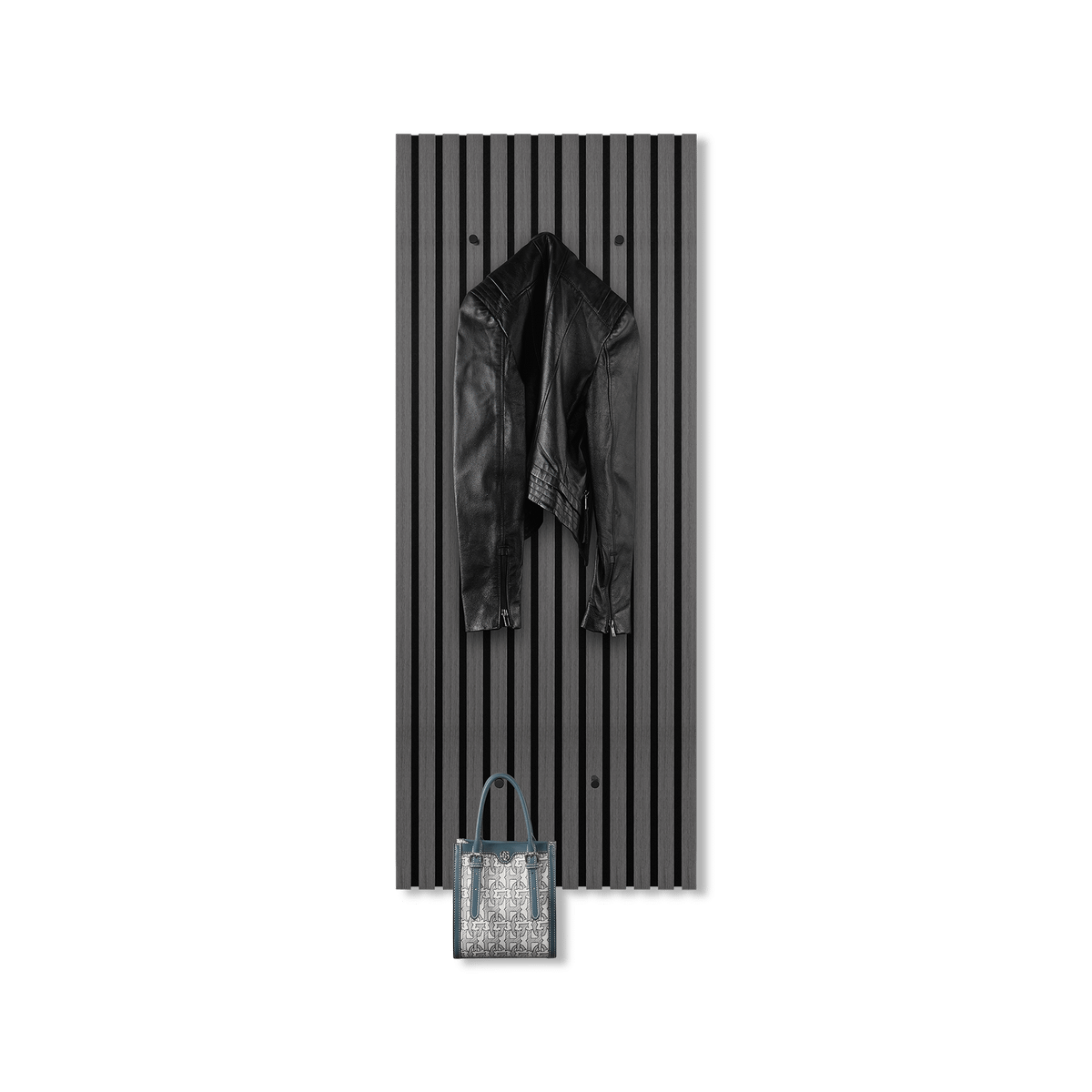 Wandkapstok GRACE 5 haken Zwart