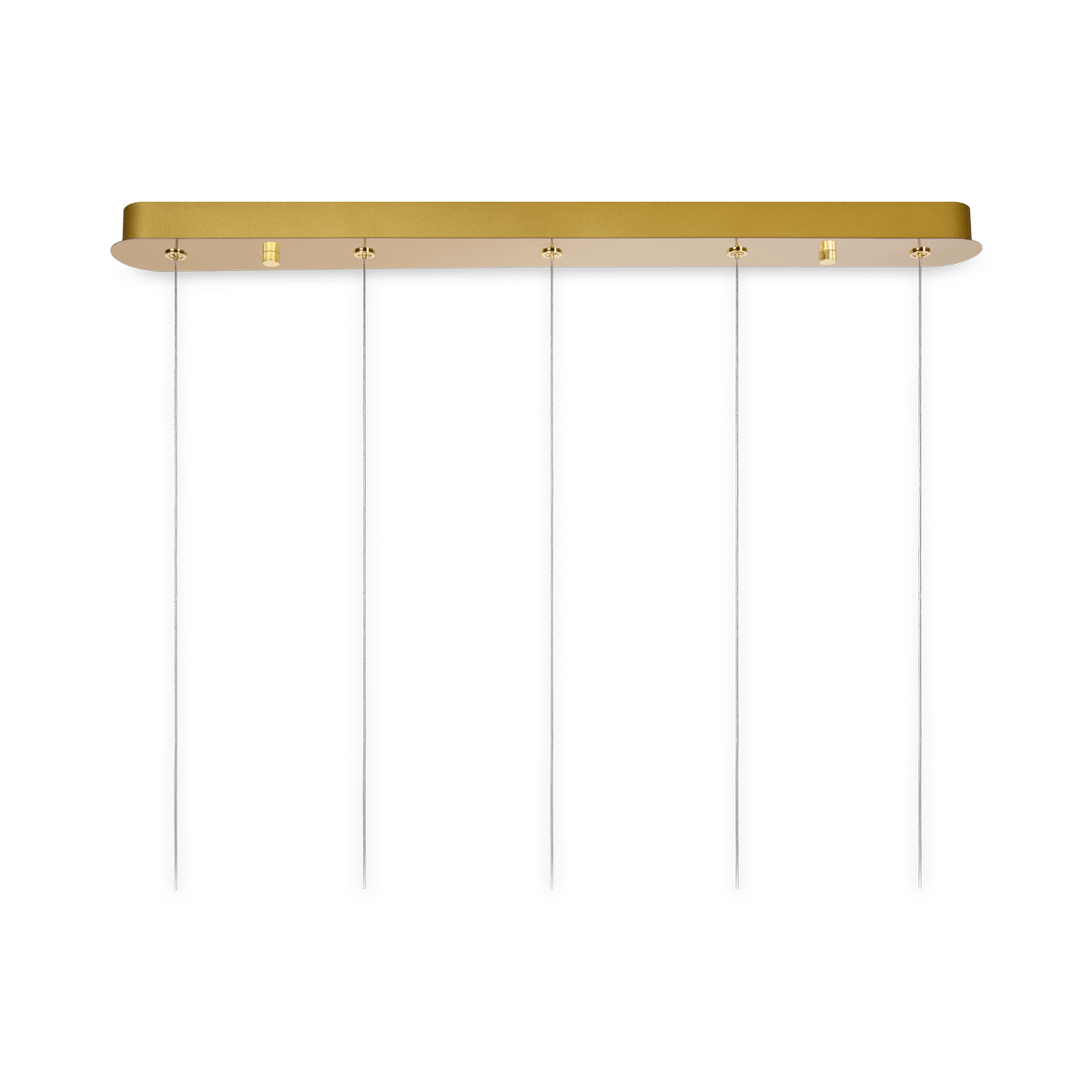Hanglamp CINTRA Lang 5Del. Transparant