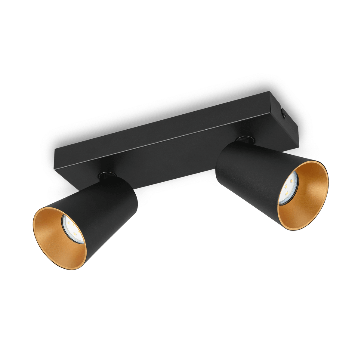 Spot SHARP 2Del. Met. Zwart/Goud