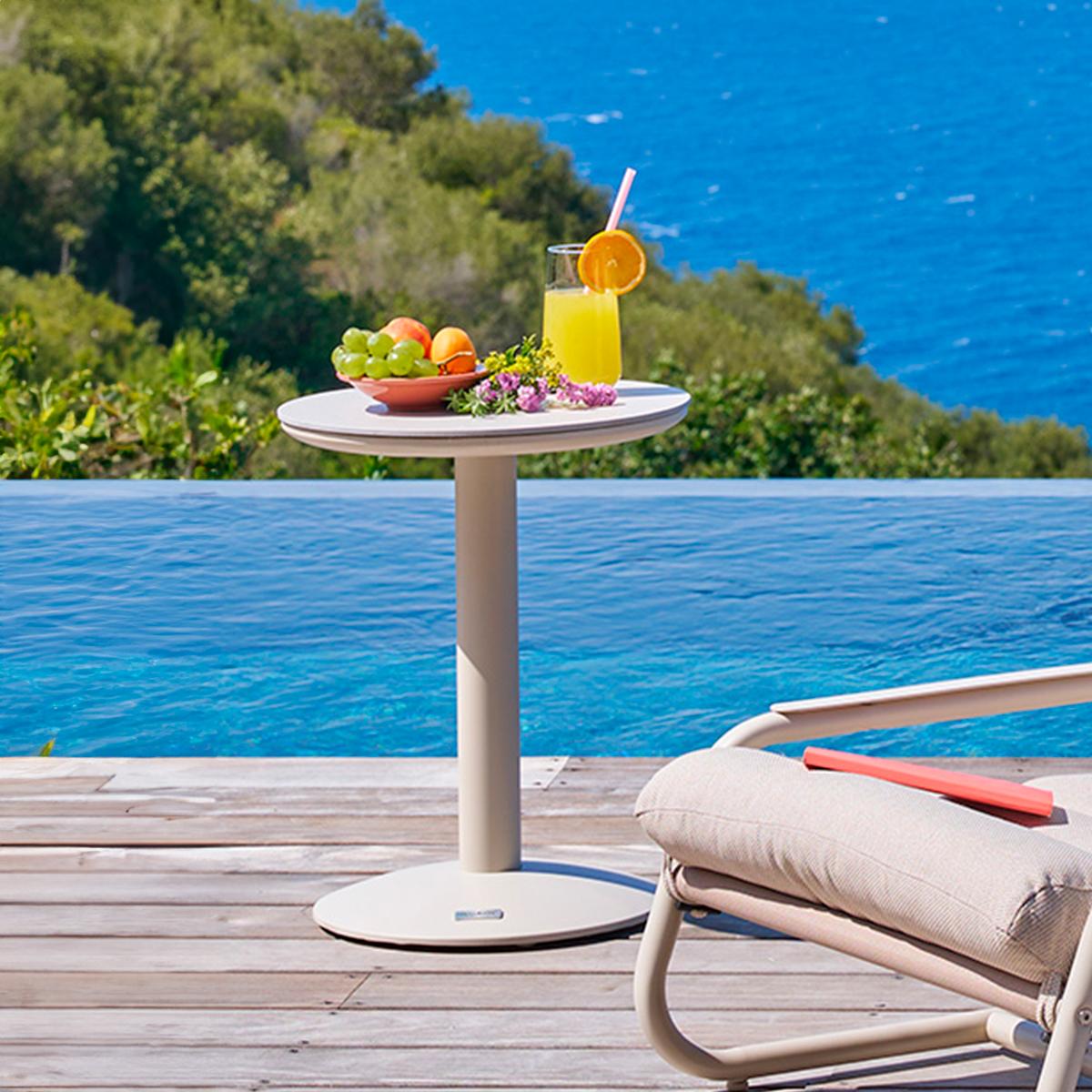 Bijzettafel SALUZZO Beige