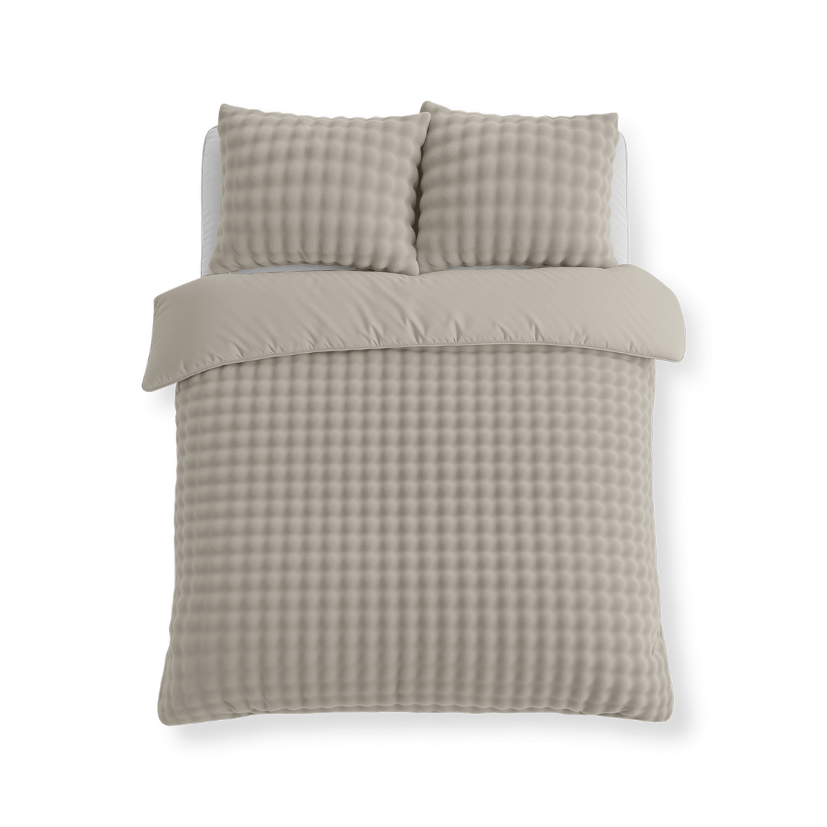 Dekbedovertrek POMPOM 240 Beige