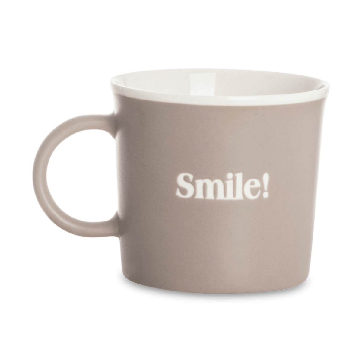 Mok SMILE! 310ml Pors. Taupe