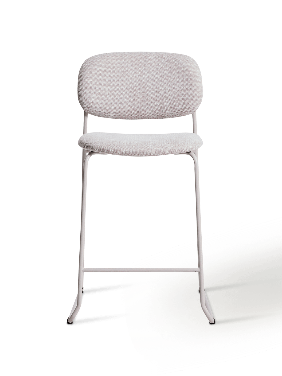 Barstoel met sledepoot Meli Beige