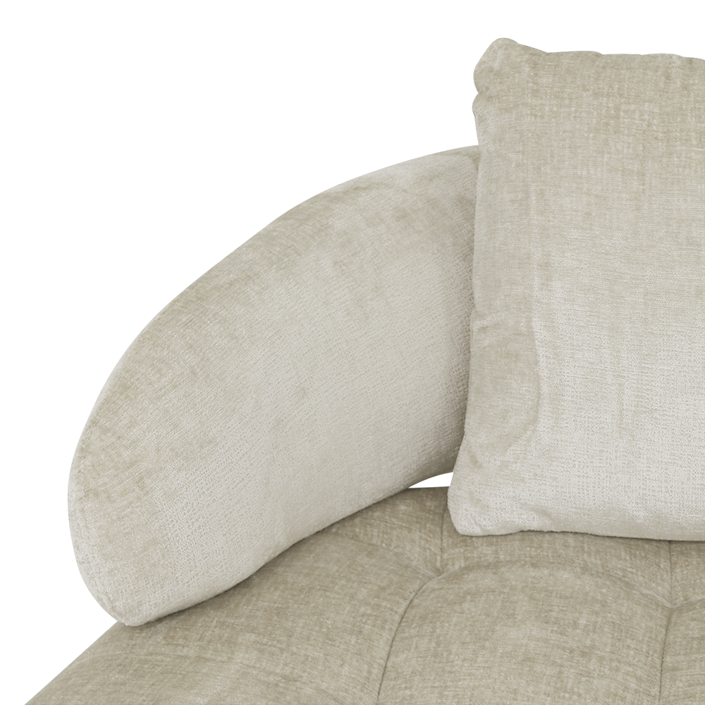 2,5 -zit LOLITA Verstelbare Rug Beige B242