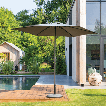 Parasol Kantelbaar TREVISO Grijs Parasol Kantelbaar TREVISO Grijs