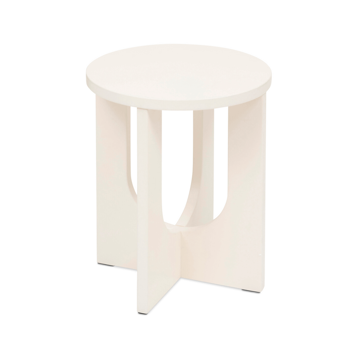 Bijzettafel BLOOMS Rond Ivoor