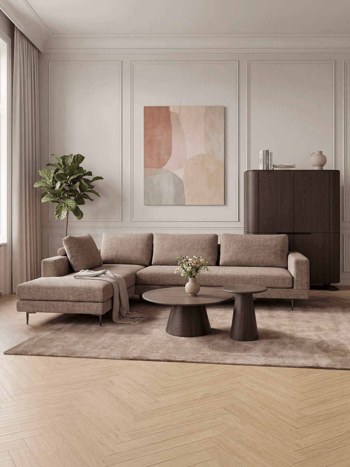 Hoeksalon Smooth Coffee