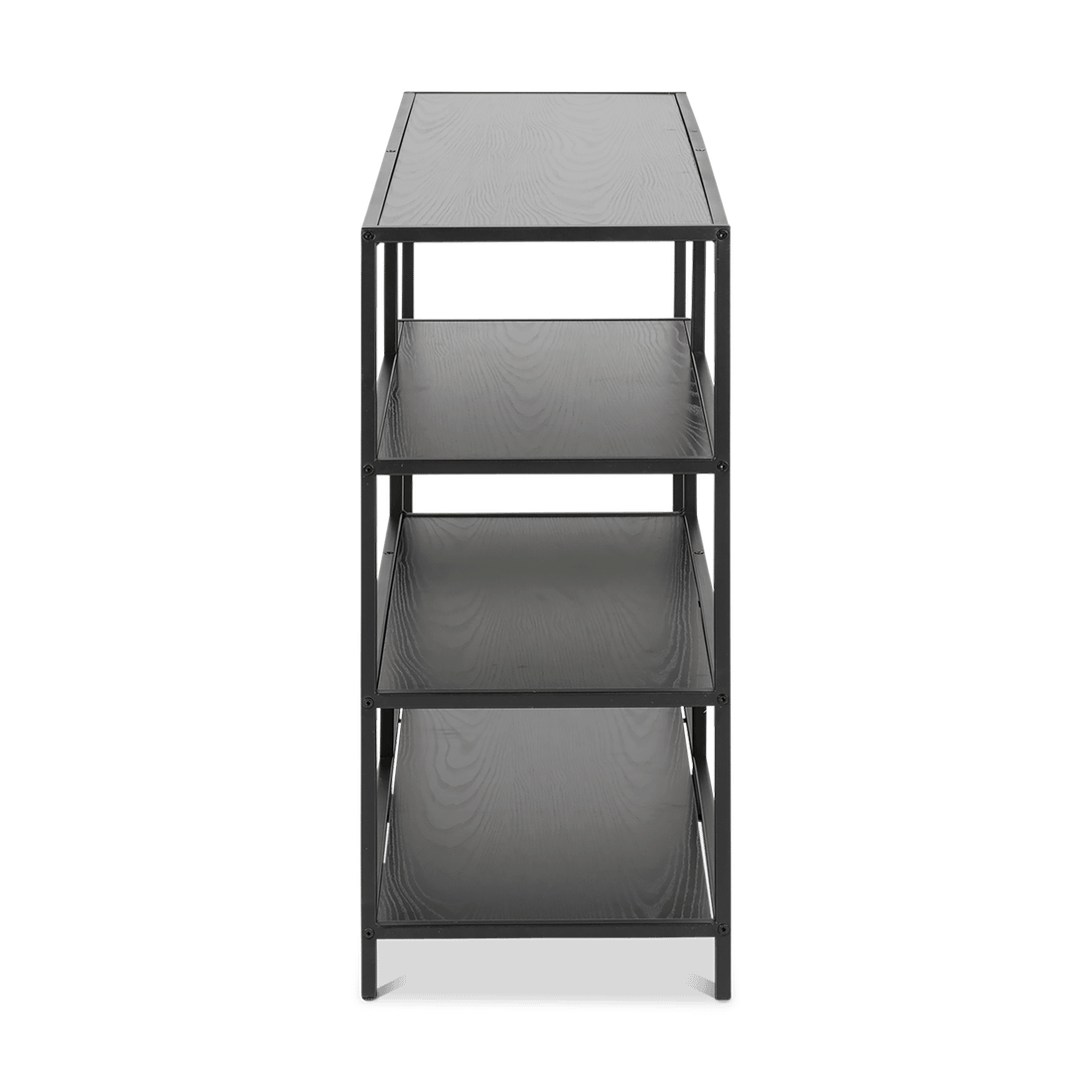 Boekenrek BOKSKAP Ash Black Assymetrisch Boekenrek BOKSKAP Ash Black Assymetrisch