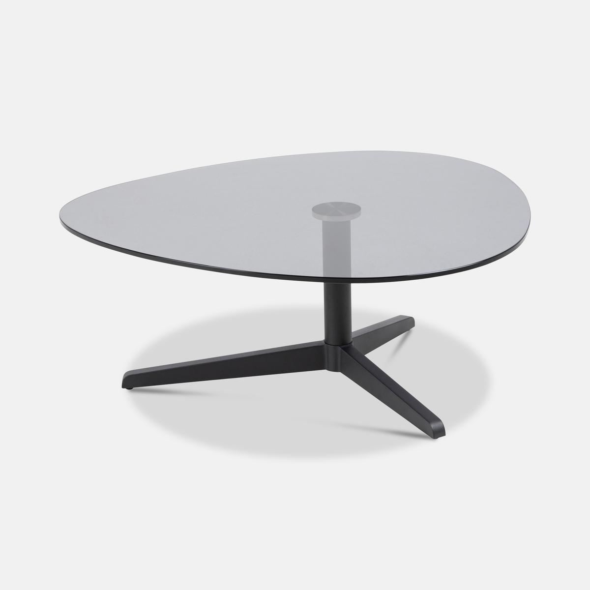 Salontafel MALBORD Glas Smoke/Metal Black