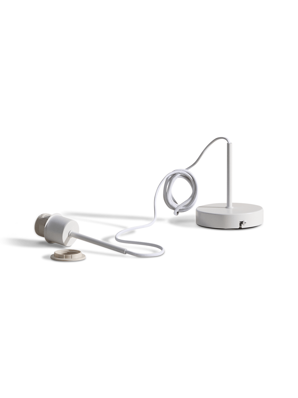 Montuur voor lamp Fulvia van wit afgewerkt metaal 250 cm