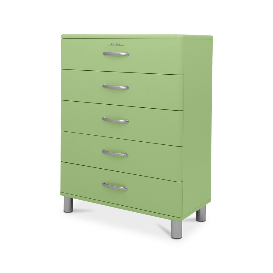 Tenzo Ladekast 5 Lades MALIBU Spring Green B86 Tenzo Ladekast 5 Lades MALIBU Spring Green B86