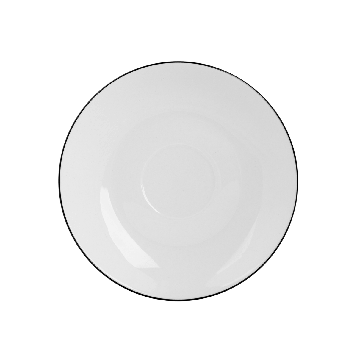 Schaaltje SEPS Ø10.5 Wit/Rand Zwart