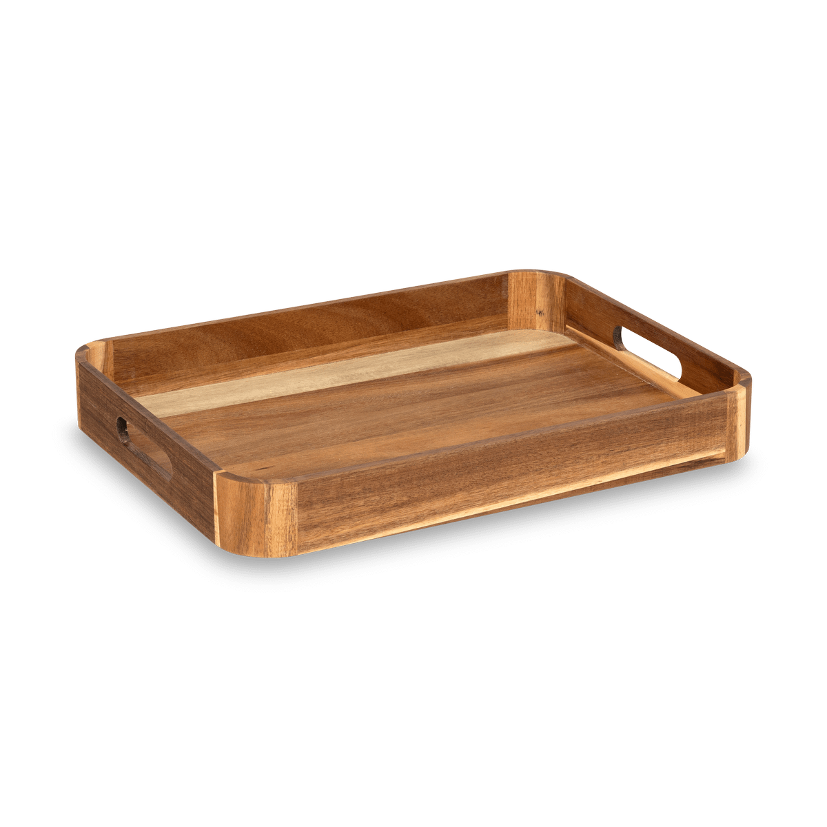 Dienblad ACZARA Rechth. Acacia Bruin