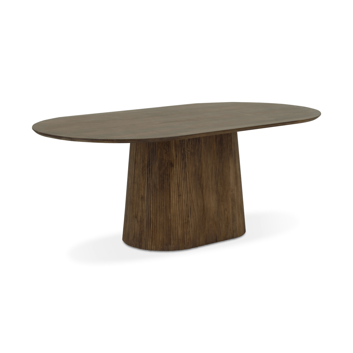 Eettafel SUNDAR Ovaal 200x110 Mango Donkerbruin