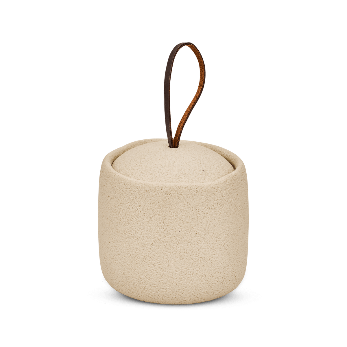 Wattenschijfjeshouder HOLEZO Poly Beige/Bruin