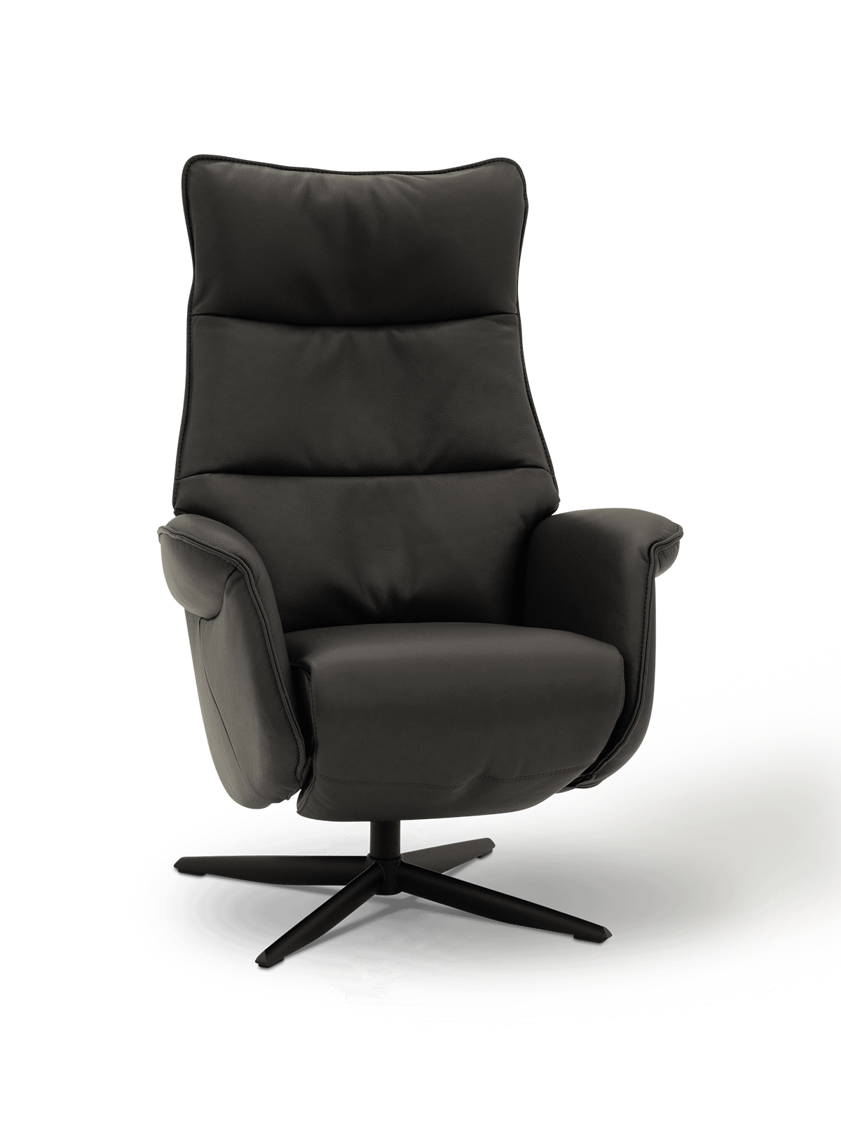 Relax Bravi XL zwarte Leren Fauteuil 3-Motorig Comfort