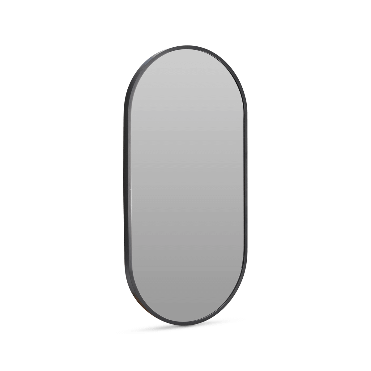 Spiegel ADDO Ovaal L Alu Zwart