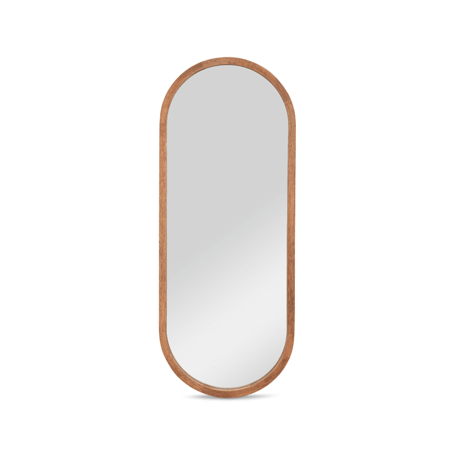 Spiegel GIANOR Ovaal Hout Bruin Spiegel GIANOR Ovaal Hout Bruin