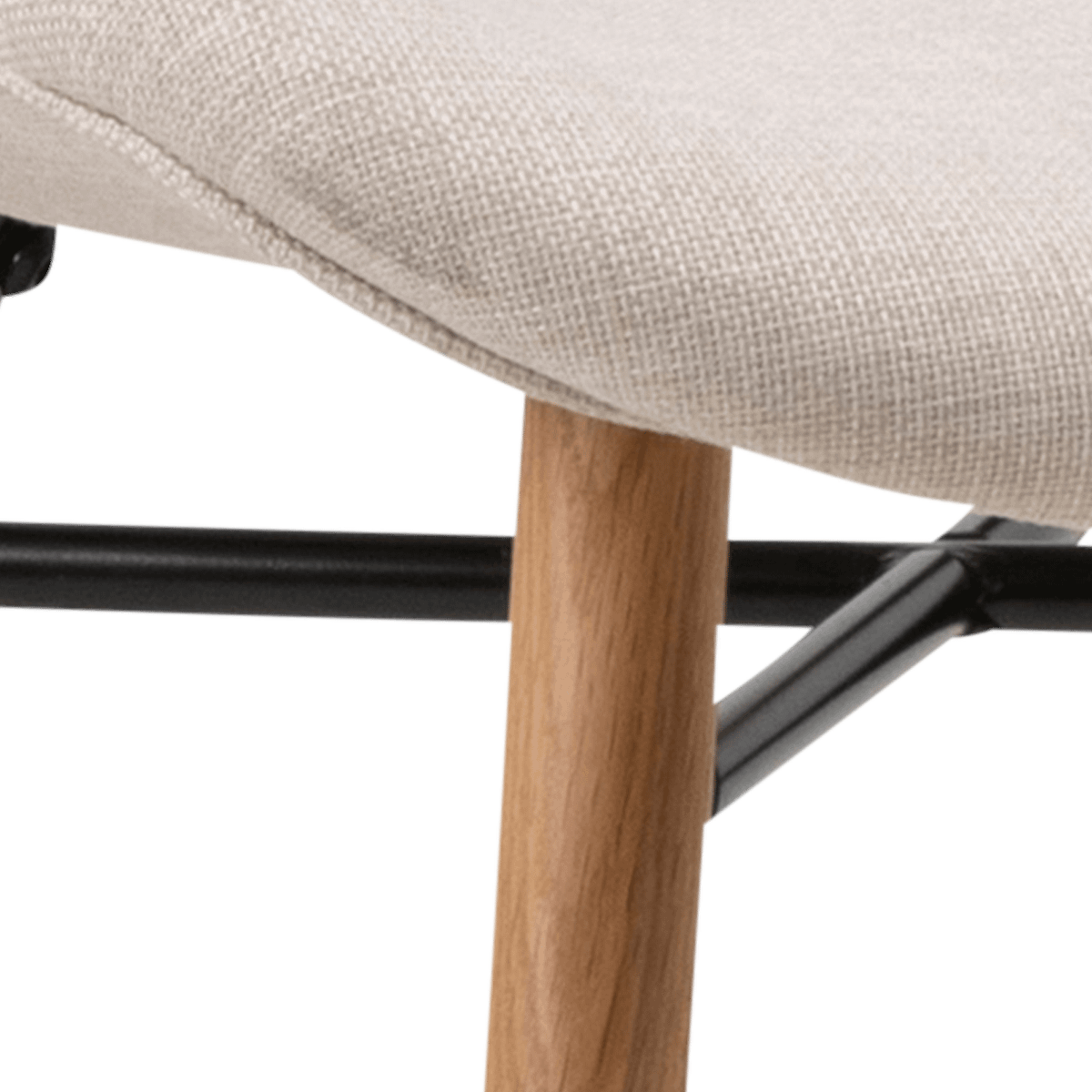 Stoel PLATS Rio fabric sand 40 Stoel PLATS Rio fabric sand 40