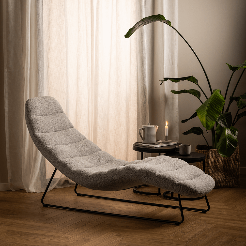 Chaise Longue DAMIANO Cona Beige 1