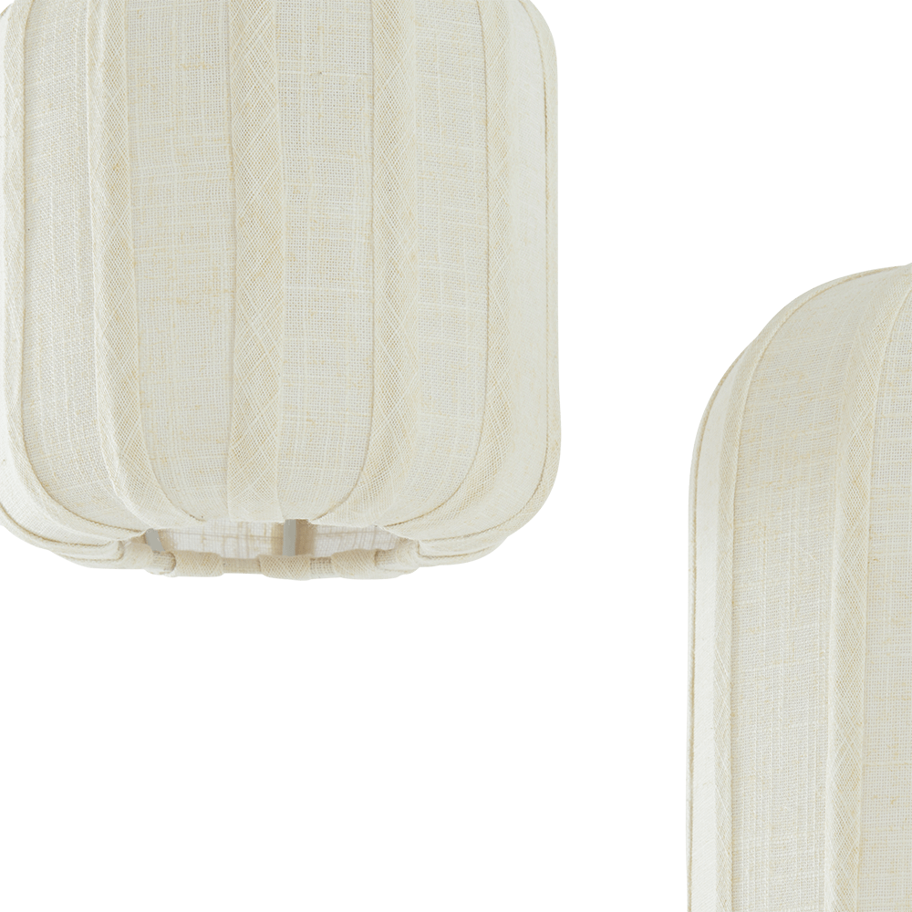 Hanglamp TUFIA 5Del. Linnen Crème Hanglamp TUFIA 5Del. Linnen Crème