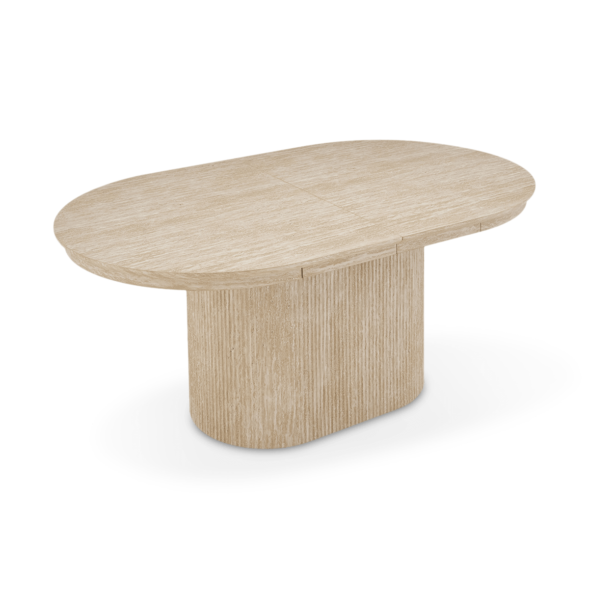 Verlengbare Eettafel PORTO 180/220x110 Travertijnlook