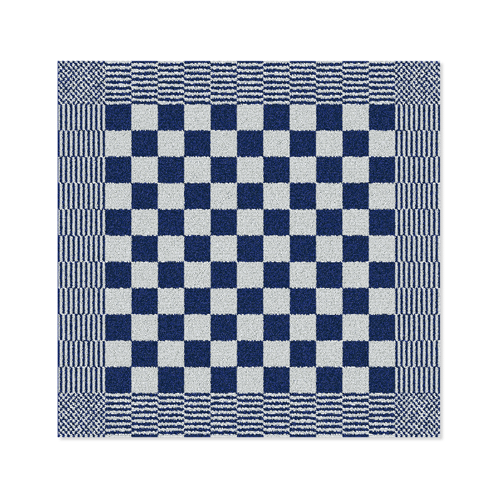 Keukendoek DDDDD 50x55 Blauw