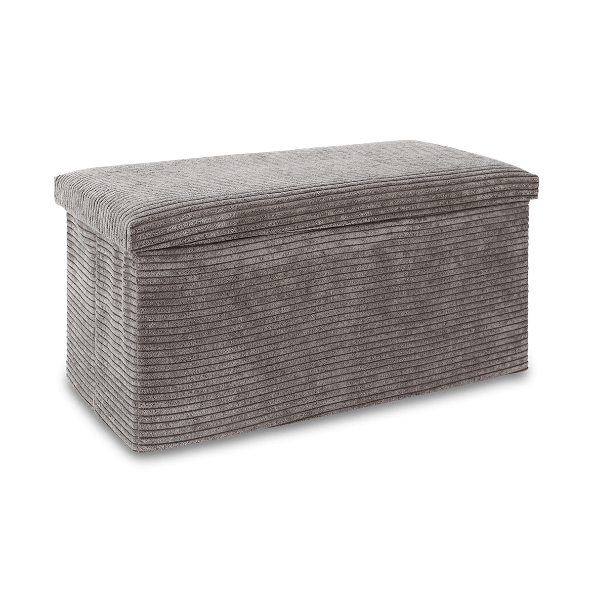Opbergpouf COLLETE Rh Rib Taupe