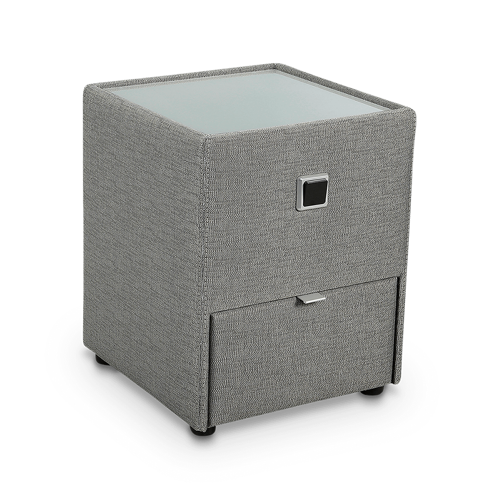 Nachttafel ASTEN Stof 142/09 Grijs Nachttafel ASTEN Stof 142/09 Grijs