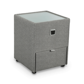 Nachttafel ASTEN Stof 142/09 Grijs Nachttafel ASTEN Stof 142/09 Grijs