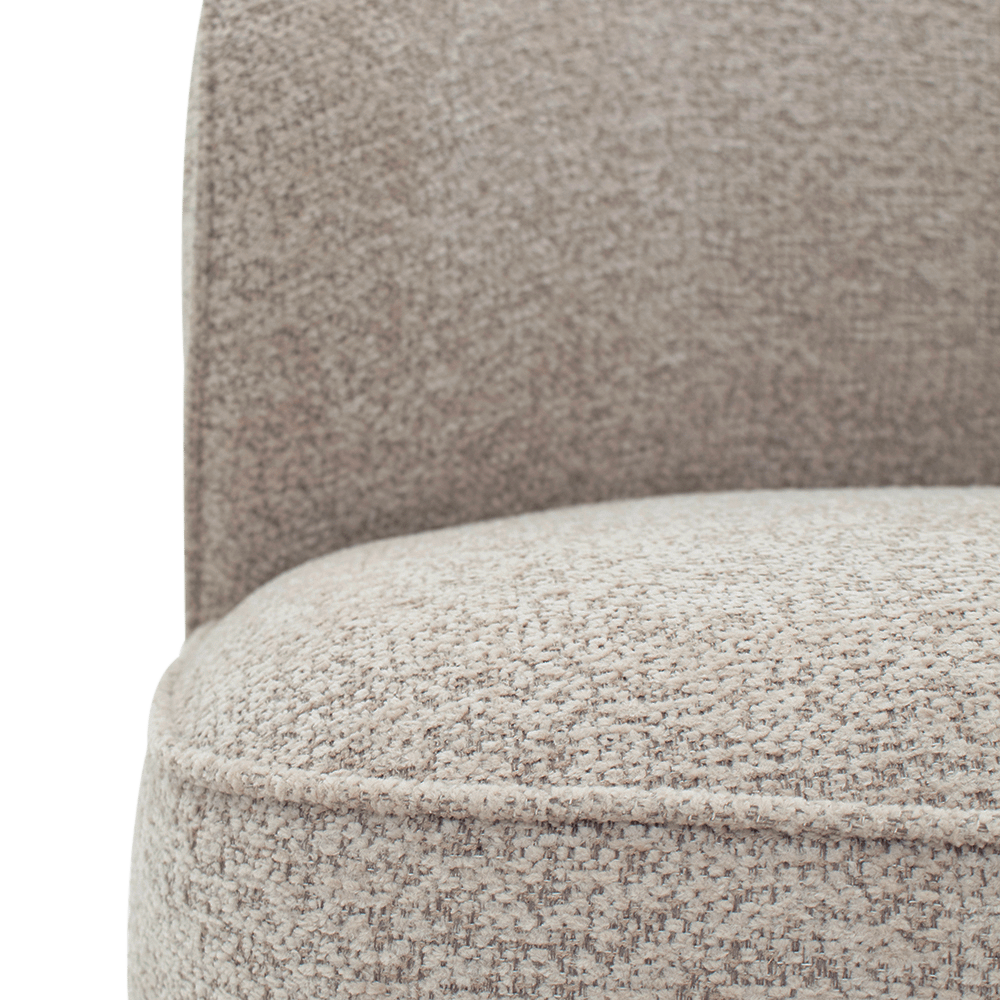 Draaifauteuil LULEA Mushroom Taupe