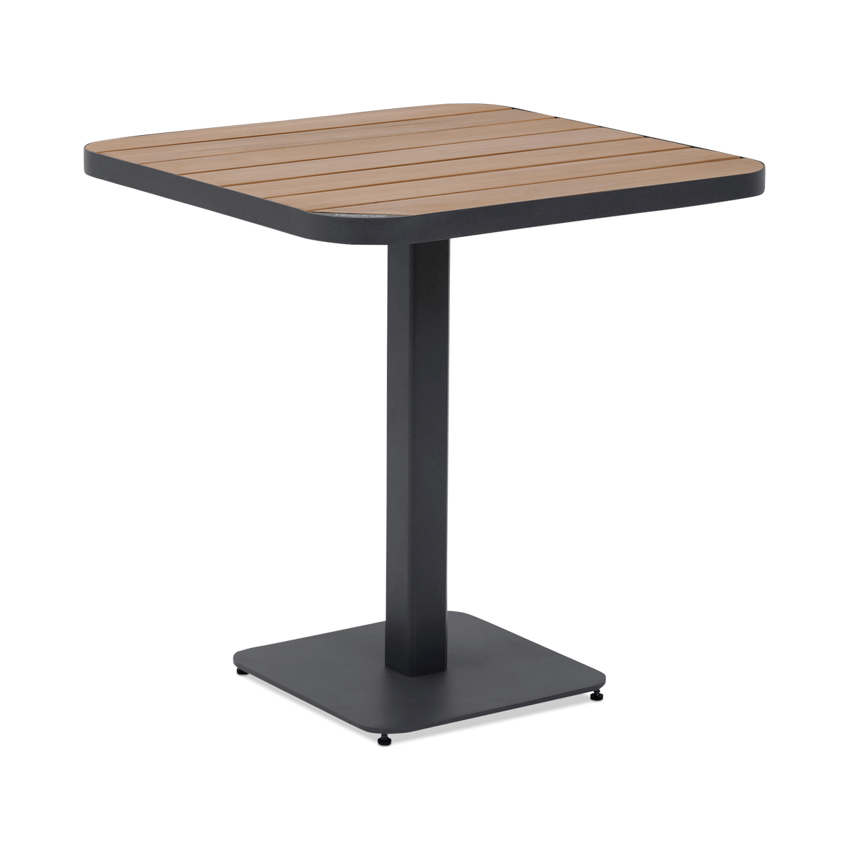 Tuintafel AOSTA Grafiet/Acacia 70,5x70,5
