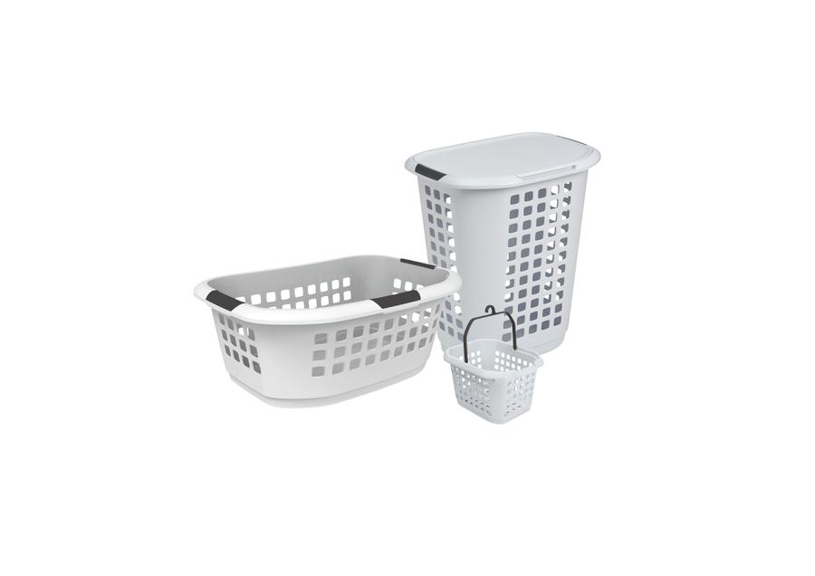 Wasmand HAMPER M/Dek. 63L Grijs Wasmand HAMPER M/Dek. 63L Grijs