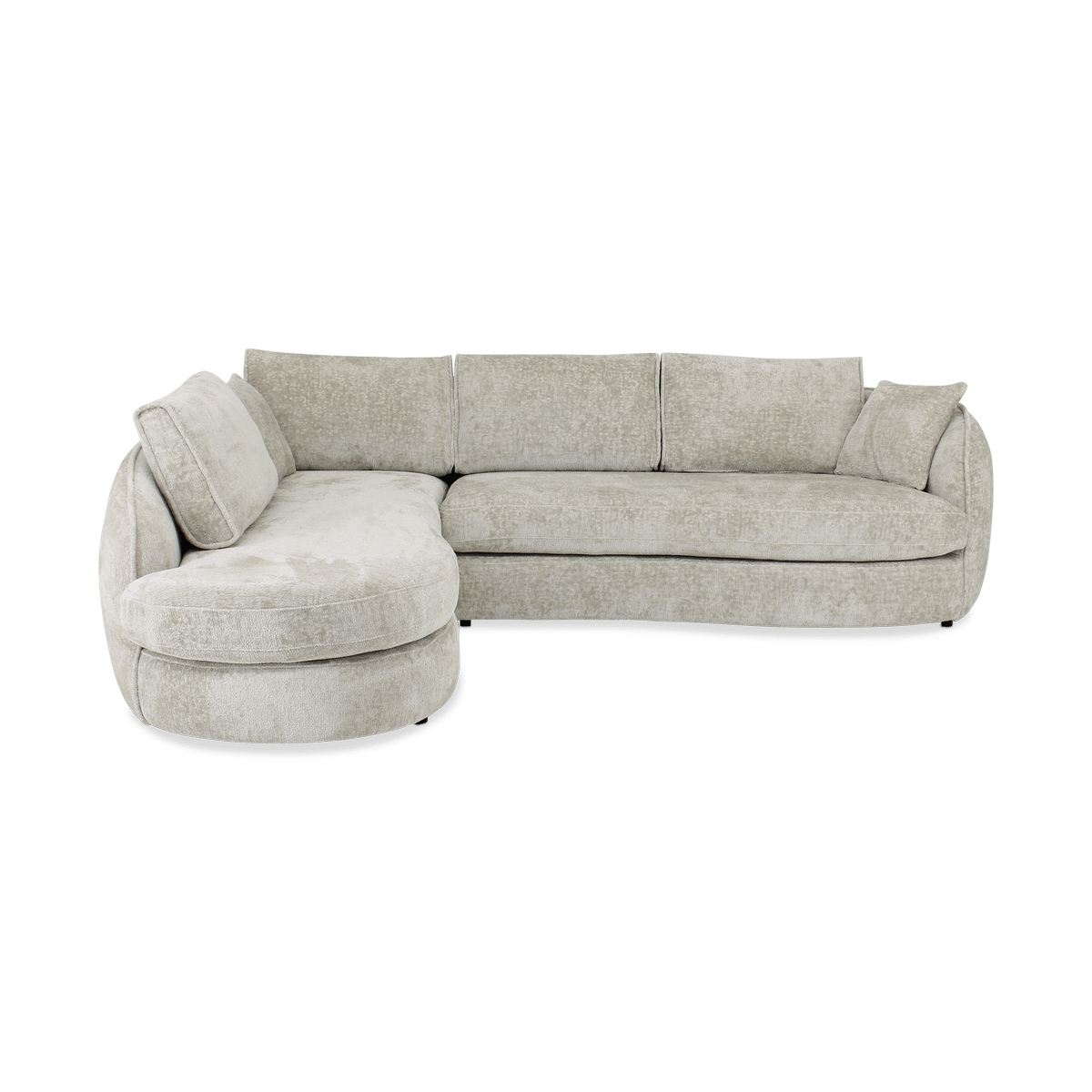 Hoeksalon ACHIEL Longchair Links Turtledove B313