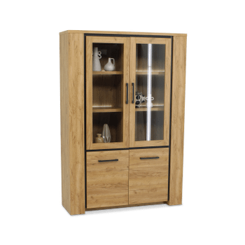 Glaskast ANTONIO French Oak B133 Glaskast ANTONIO French Oak B133