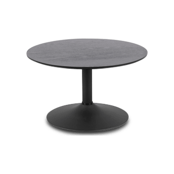 Salontafel LUTOR Ash Black Fineer Ø70 Salontafel LUTOR Ash Black Fineer Ø70